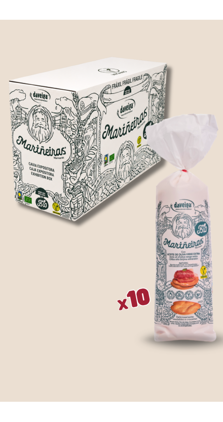 Comprar Tostas de pan "MARIÑEIRAS" BIO con aceite de oliva virgen extra