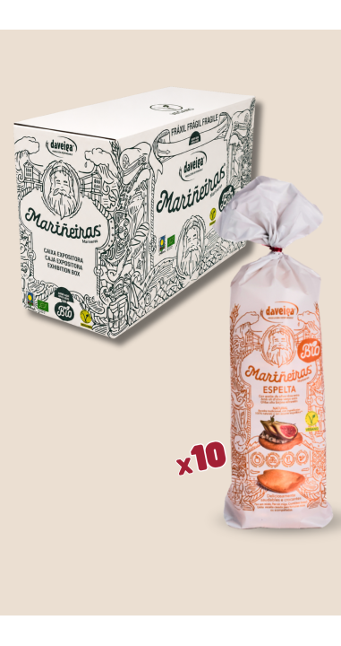 Comprar Tostas de pan "MARIÑEIRAS" BIO de espelta 100%