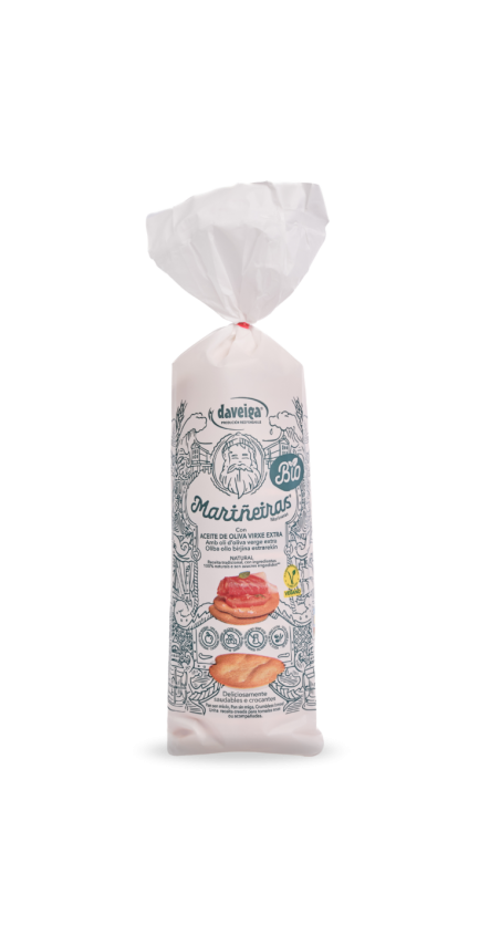 Tostas de pan MARIÑEIRAS BIO con aceite de oliva virgen extra