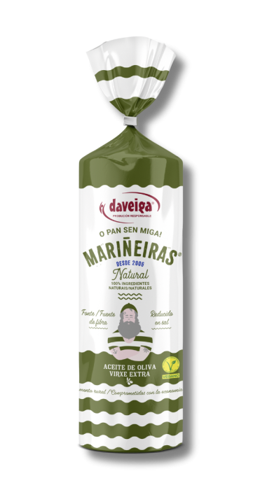 Tostas de pan MARIÑEIRAS® con aceite de oliva virgen extra