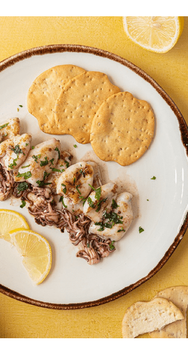 Comprar Tostas de pan "MARIÑEIRAS" con semillas de Lino.