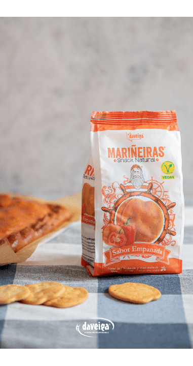 Comprar Tostas de pan "MARIÑEIRAS" sabor empanada.