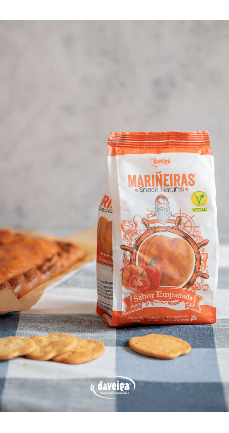Comprar Tostas de pan "MARIÑEIRAS" sabor empanada.