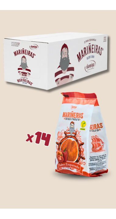 Comprar Tostas de pan "MARIÑEIRAS" sabor empanada.